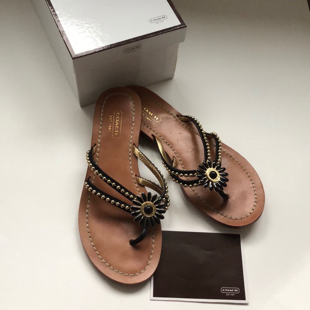 COACH Flower Sandals